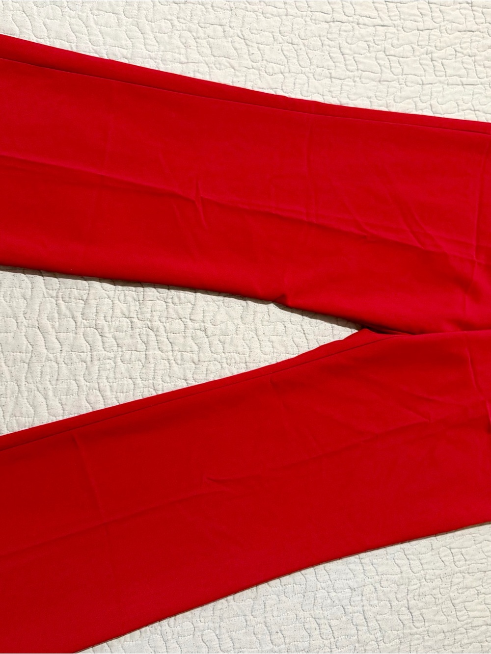 Wide Leg Dress Pants in Vibrant Red